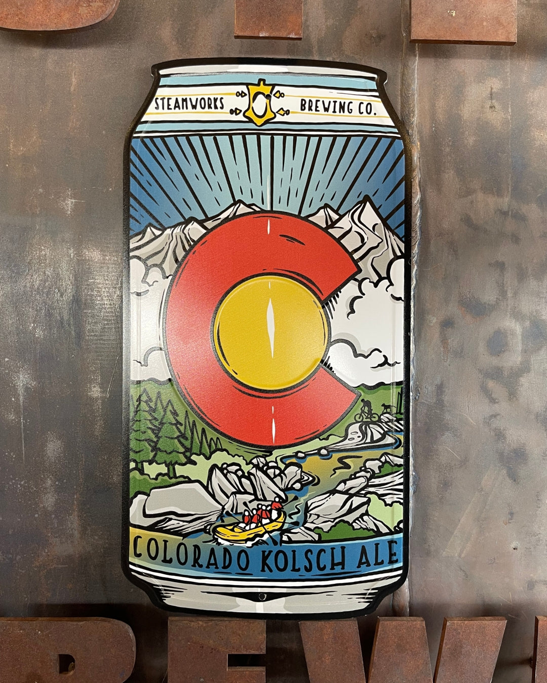 Colorado Kolsch Can Wall Tin